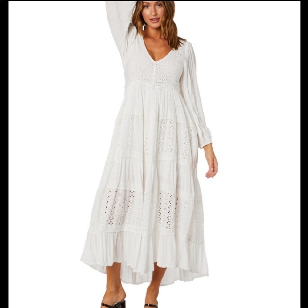 Free people mockingbird maxi dress